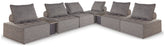 J&M Furniture - Ashley Furniture - Bree Zee 8-Piece Outdoor Modular Seating - 8-Piece Outdoor Modular Seating - P160P14