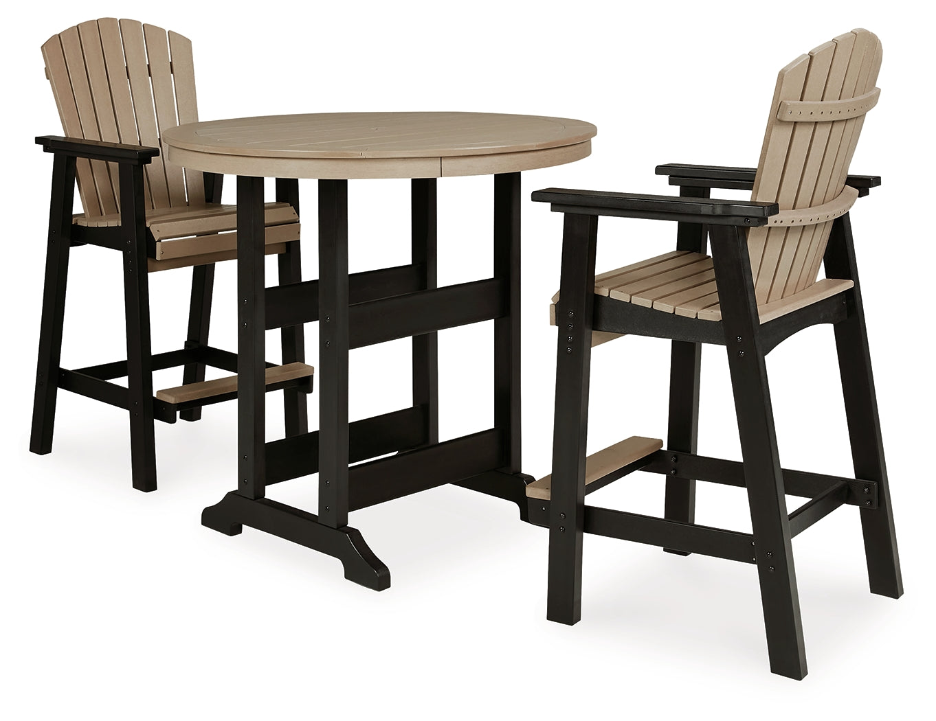 J&M Furniture - Ashley Furniture - Fairen Trail Outdoor Counter Height Dining Table with 2 Barstools - Outdoor Counter Height Dining Table with 2 Barstools - P211B2