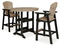 J&M Furniture - Ashley Furniture - Fairen Trail Outdoor Counter Height Dining Table with 2 Barstools - Outdoor Counter Height Dining Table with 2 Barstools - P211B2