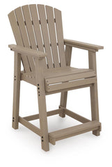 Seacliff Beach Outdoor Counter Height Bar Stool (Set of 2)