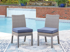 Half Moon Beach Outdoor Side Chair with Cushion (Set of 2)
