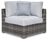 J&M Furniture - Ashley Furniture - Harbor Court Corner with Cushion (Set of 2) - Corner with Cushion (Set of 2) - P459-877