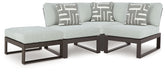 J&M Furniture - Ashley Furniture - Beachloft 4-Piece Outdoor Sectional - 4-Piece Outdoor Sectional - P490P7