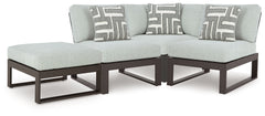 J&M Furniture - Ashley Furniture - Beachloft 4-Piece Outdoor Sectional - 4-Piece Outdoor Sectional - P490P7