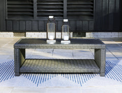 J&M Furniture - Ashley Furniture - Elite Park Outdoor Coffee Table - Rectangular Cocktail Table - P518-701