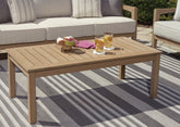 J&M Furniture - Ashley Furniture - Hallow Creek Outdoor Coffee Table - Rectangular Cocktail Table - P560-701