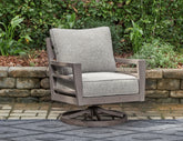 J&M Furniture - Ashley Furniture - Hillside Barn Outdoor Swivel Lounge with Cushion - Swivel Lounge w/ Cushion - P564-821