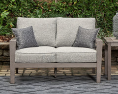 J&M Furniture - Ashley Furniture - Hillside Barn Outdoor Loveseat with Cushion - Loveseat w/Cushion - P564-835
