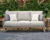 J&M Furniture - Ashley Furniture - Hillside Barn Outdoor Sofa with Cushion - Sofa with Cushion - P564-838