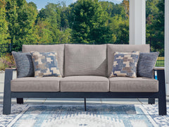 J&M Furniture - Ashley Furniture - East Beach Outdoor Sofa with Cushion - Sofa with Cushion - PCP587-838