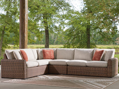 J&M Furniture - Ashley Furniture - Dolan Creek 4-Piece Outdoor Sectional - 4-Piece Outdoor Sectional - PCP610P2