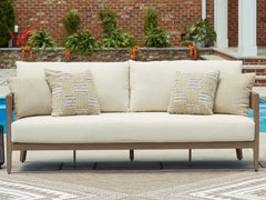 J&M Furniture - Ashley Furniture - Serene Bay Outdoor Sofa with Cushion - Sofa with Cushion - P671-838