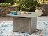 J&M Furniture - Ashley Furniture - Cliff Trails Fire Pit Table - Square Fire Pit Table - PCP690-772