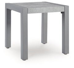 J&M Furniture - Ashley Furniture - Hurley Park Outdoor End Table - Square End Table / Gray - PCP695-702