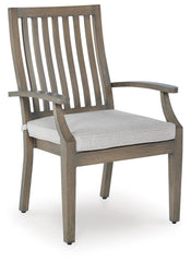 Rainier Ranch Outdoor Arm Chair with Cushion (Set of 2)