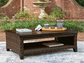 J&M Furniture - Ashley Furniture - Monterey Point Outdoor Coffee Table - Rectangular Cocktail Table - PCP760-701