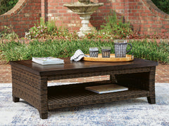 J&M Furniture - Ashley Furniture - Monterey Point Outdoor Coffee Table - Rectangular Cocktail Table - PCP760-701