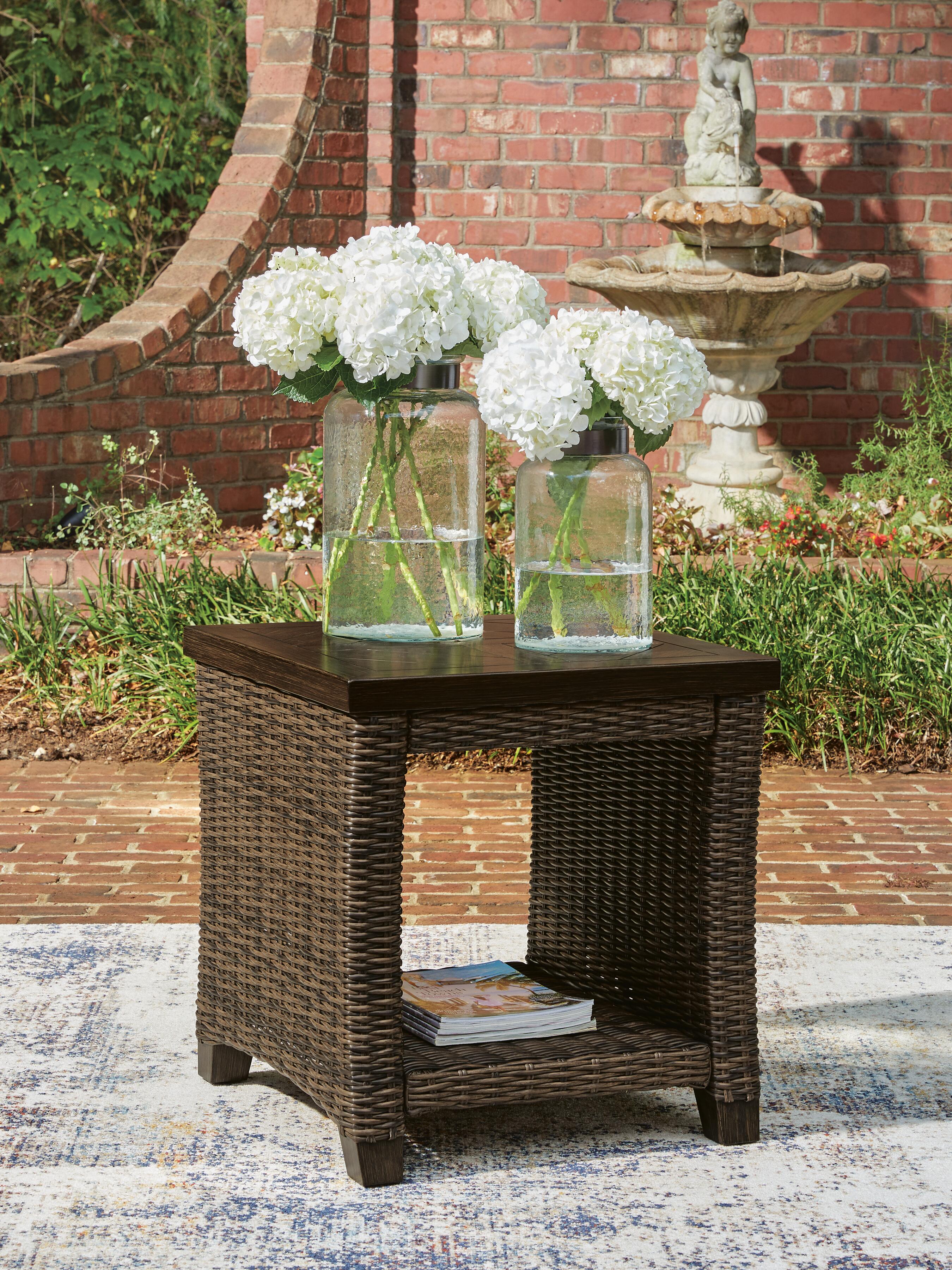 J&M Furniture - Ashley Furniture - Monterey Point Outdoor End Table - Square End Table - PCP760-702