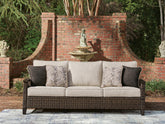 J&M Furniture - Ashley Furniture - Monterey Point Outdoor Sofa with Cushion - Sofa with Cushion - PCP760-838