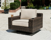 J&M Furniture - Ashley Furniture - Coastline Bay Outdoor Swivel Lounge with Cushion - Swivel Lounge w/ Cushion - P784-821