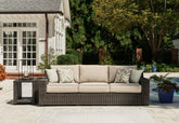 J&M Furniture - Ashley Furniture - Coastline Bay Outdoor Sofa with Cushion - Sofa with Cushion - P784-838