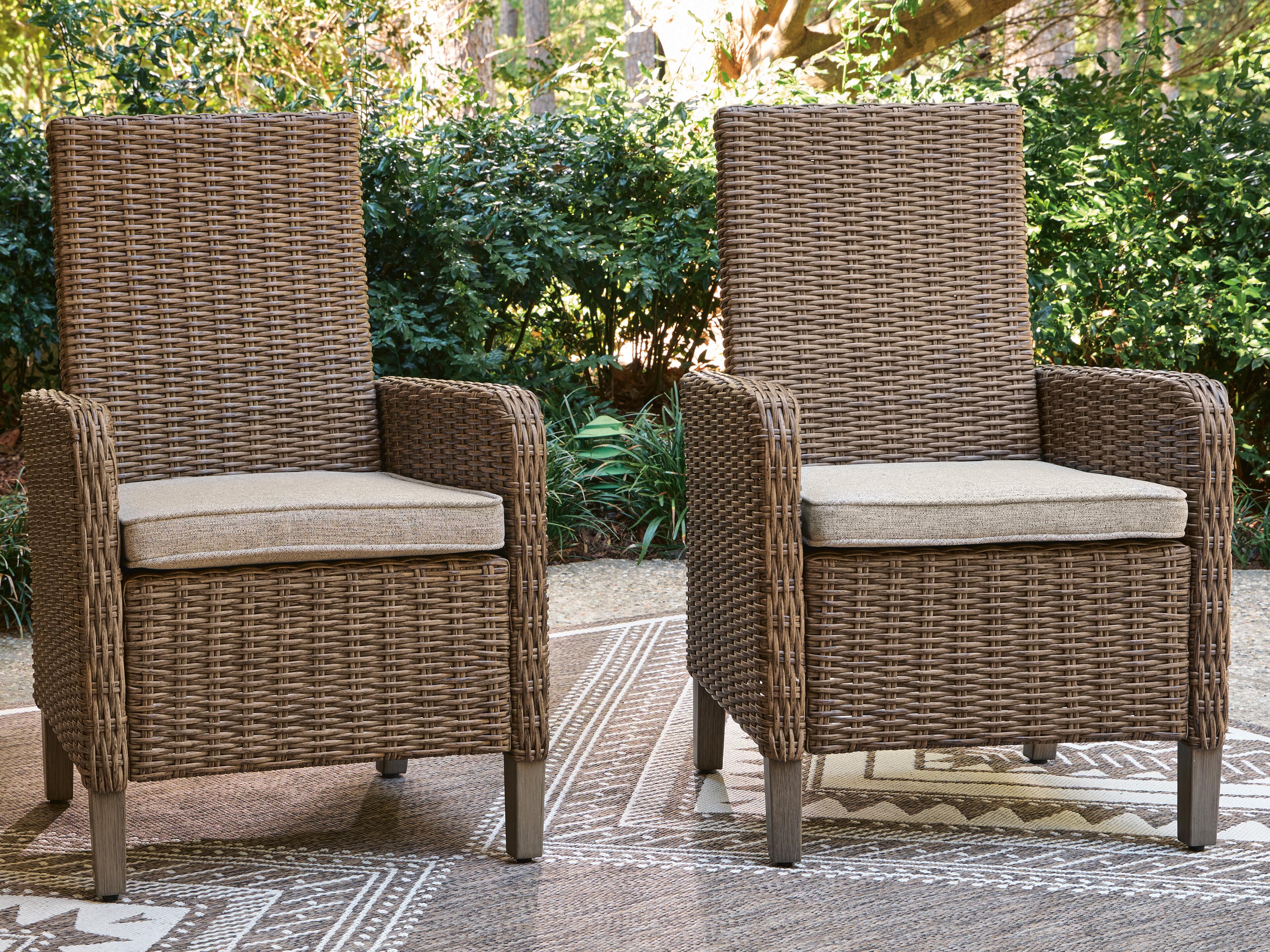J&M Furniture - Ashley Furniture - Laguna Heights Arm Chair with Cushion (Set of 2) - Arm Chair With Cushion (Set of 2) - PCP790-601A