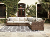 J&M Furniture - Ashley Furniture - Beachcroft 4-Piece Outdoor Seating Set - 4-Piece Outdoor Seating Set - P791P7