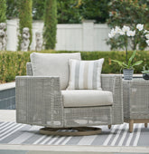 J&M Furniture - Ashley Furniture - Seton Creek Outdoor Swivel Lounge with Cushion - Swivel Lounge w/ Cushion - P798-821