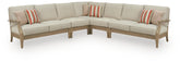 J&M Furniture - Ashley Furniture - Clare View 5-Piece Outdoor Sectional - 5-Piece Outdoor Sectional - P801P12