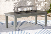 J&M Furniture - Ashley Furniture - Visola Outdoor Coffee Table - Rectangular Cocktail Table - P802-701