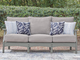 J&M Furniture - Ashley Furniture - Cove Beach Outdoor Sofa with Cushion - Sofa with Cushion - PCP803-838