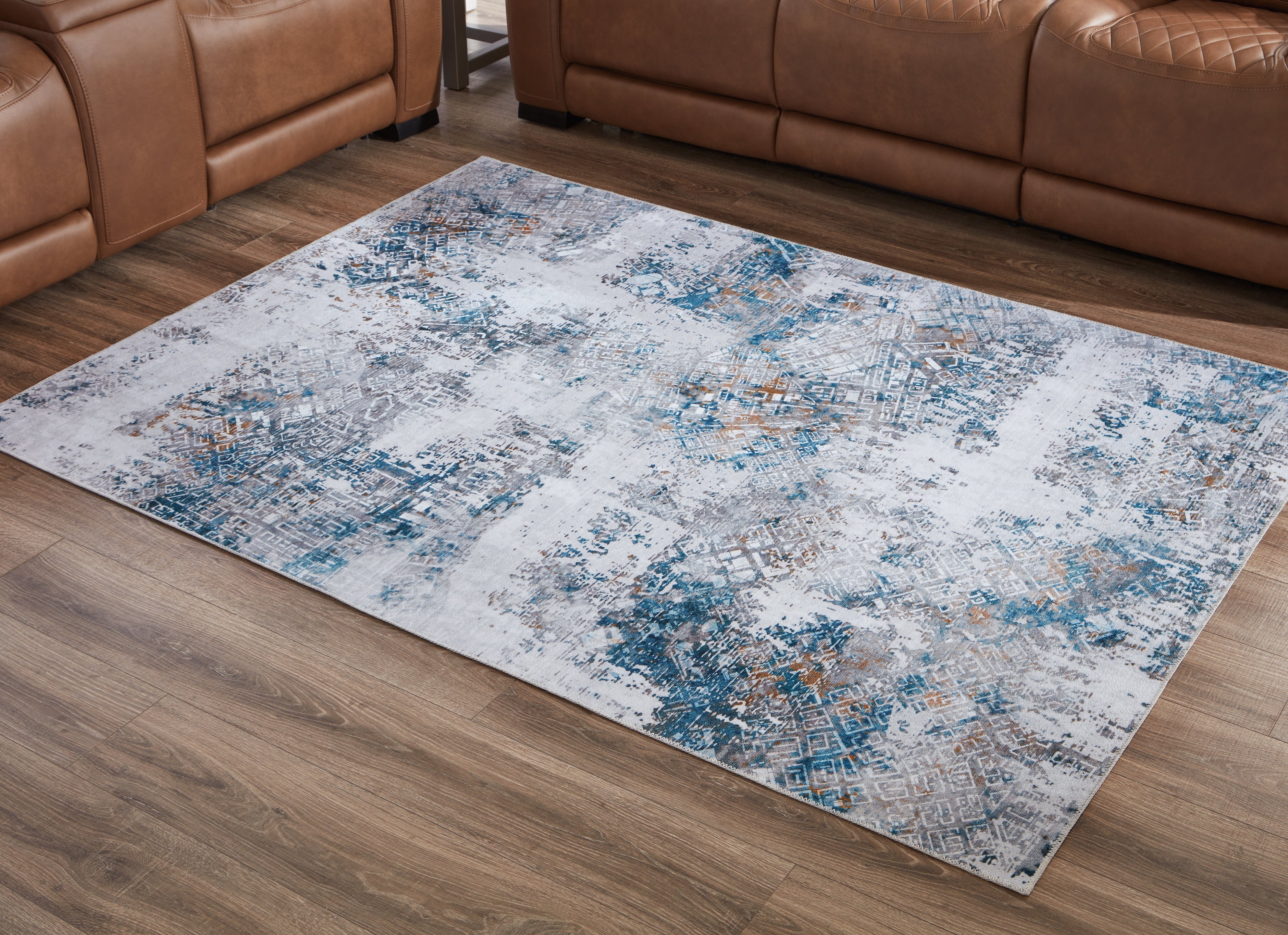 J&M Furniture - Ashley Furniture - Garyard 5' x 7' Washable Rug - 5' x 7' Washable Rug - R405772