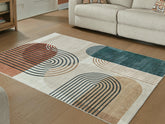 J&M Furniture - Ashley Furniture - Farrendale Washable 8' x 10' Area Rug - Washable 8' x 10' Area Rug - R407381