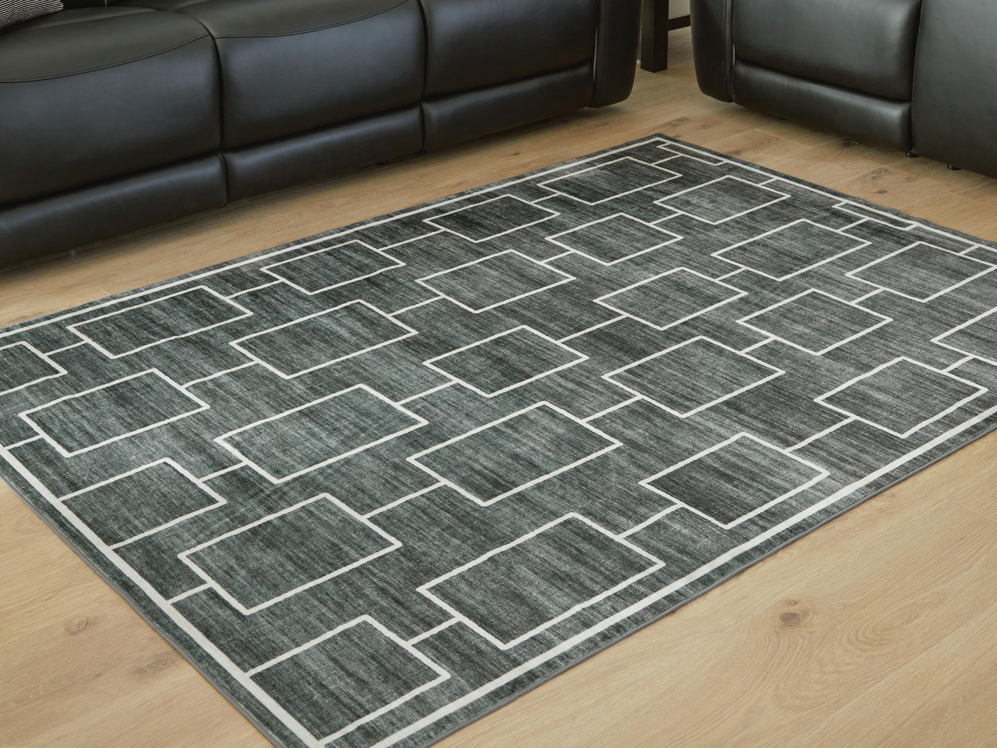 J&M Furniture - Ashley Furniture - Elderland Washable 5' x 7' Area Rug - Washable 5' x 7' Area Rug - R407402