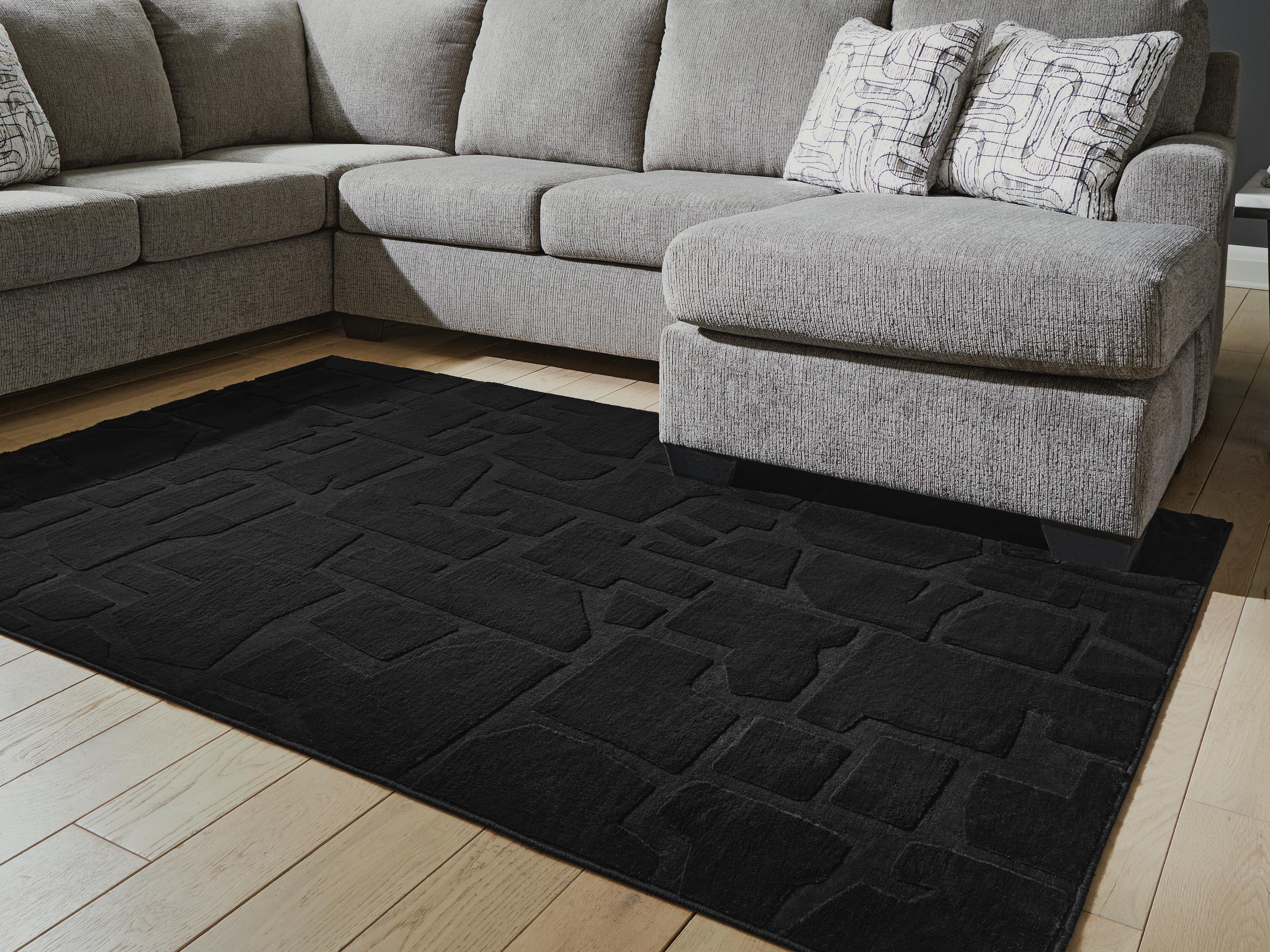J&M Furniture - Ashley Furniture - Gibbswell Washable 5' x 7' Area Rug - Washable 5' x 7' Area Rug - R407462