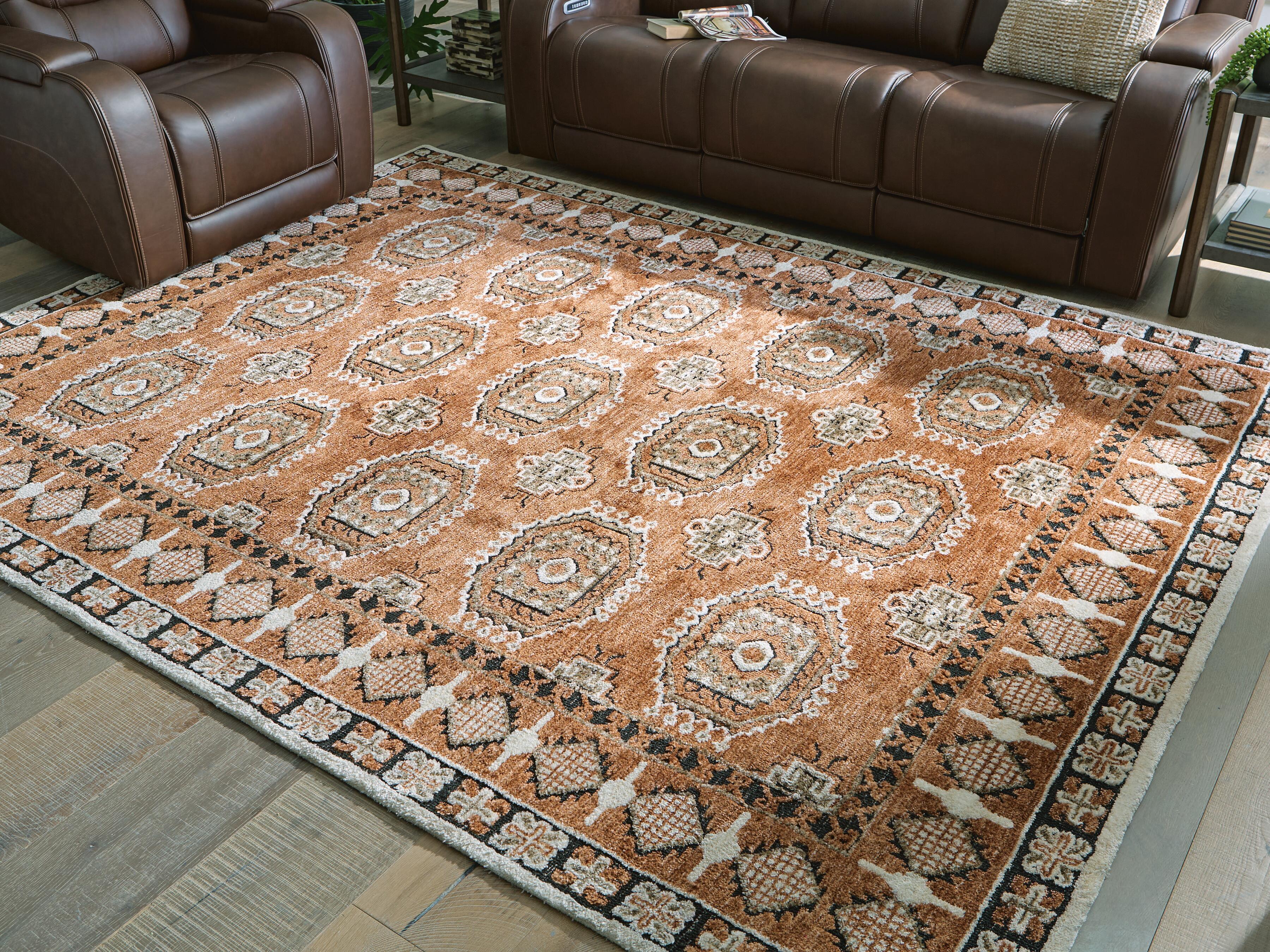 J&M Furniture - Ashley Furniture - Qaabiz 7'8" x 10' Area Rug - 7'8" x 10' Area Rug - R407521