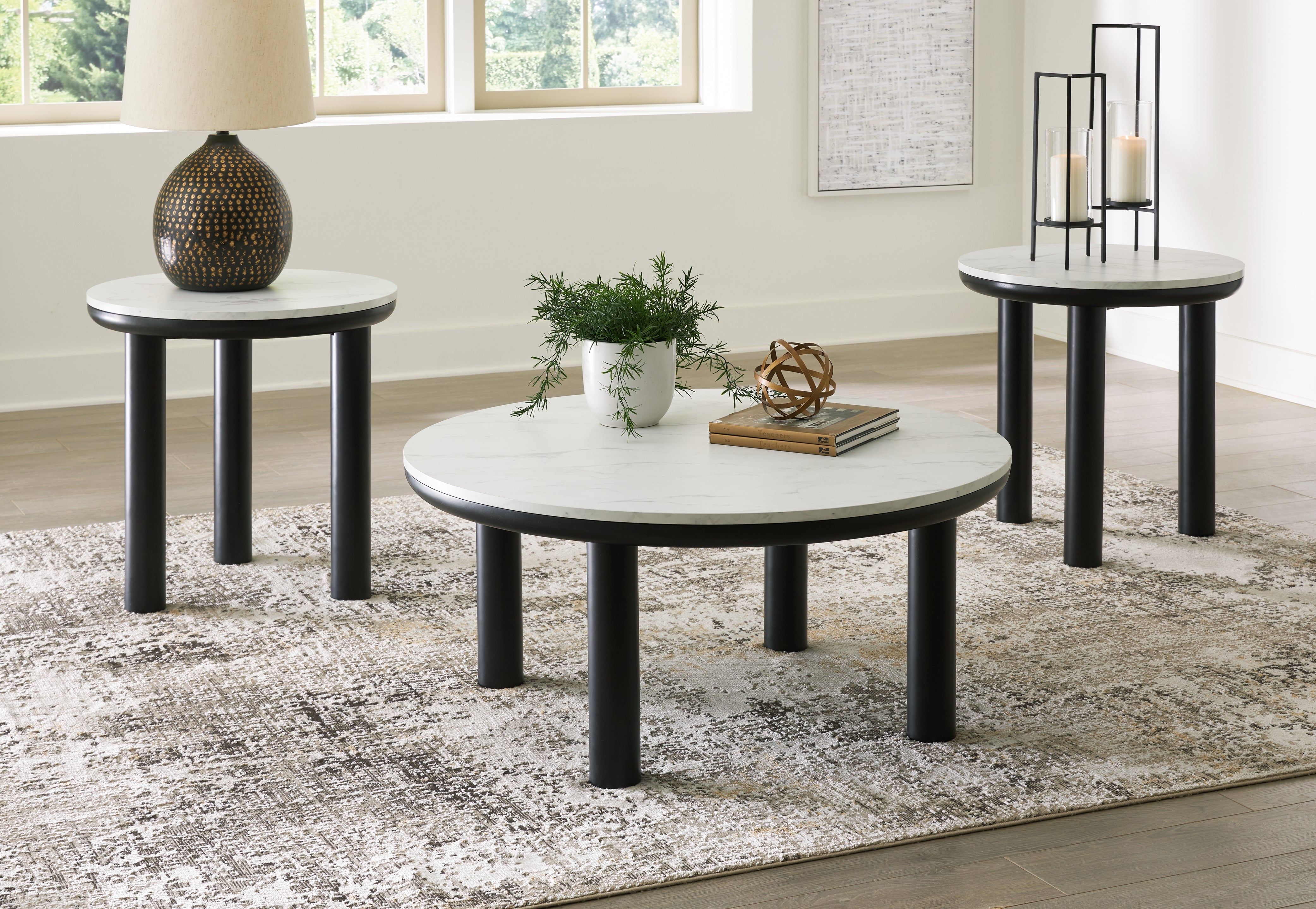J&M Furniture - Ashley Furniture - Xandrum Table (Set of 3) - Occasional Table Set (3/CN) - T159-13