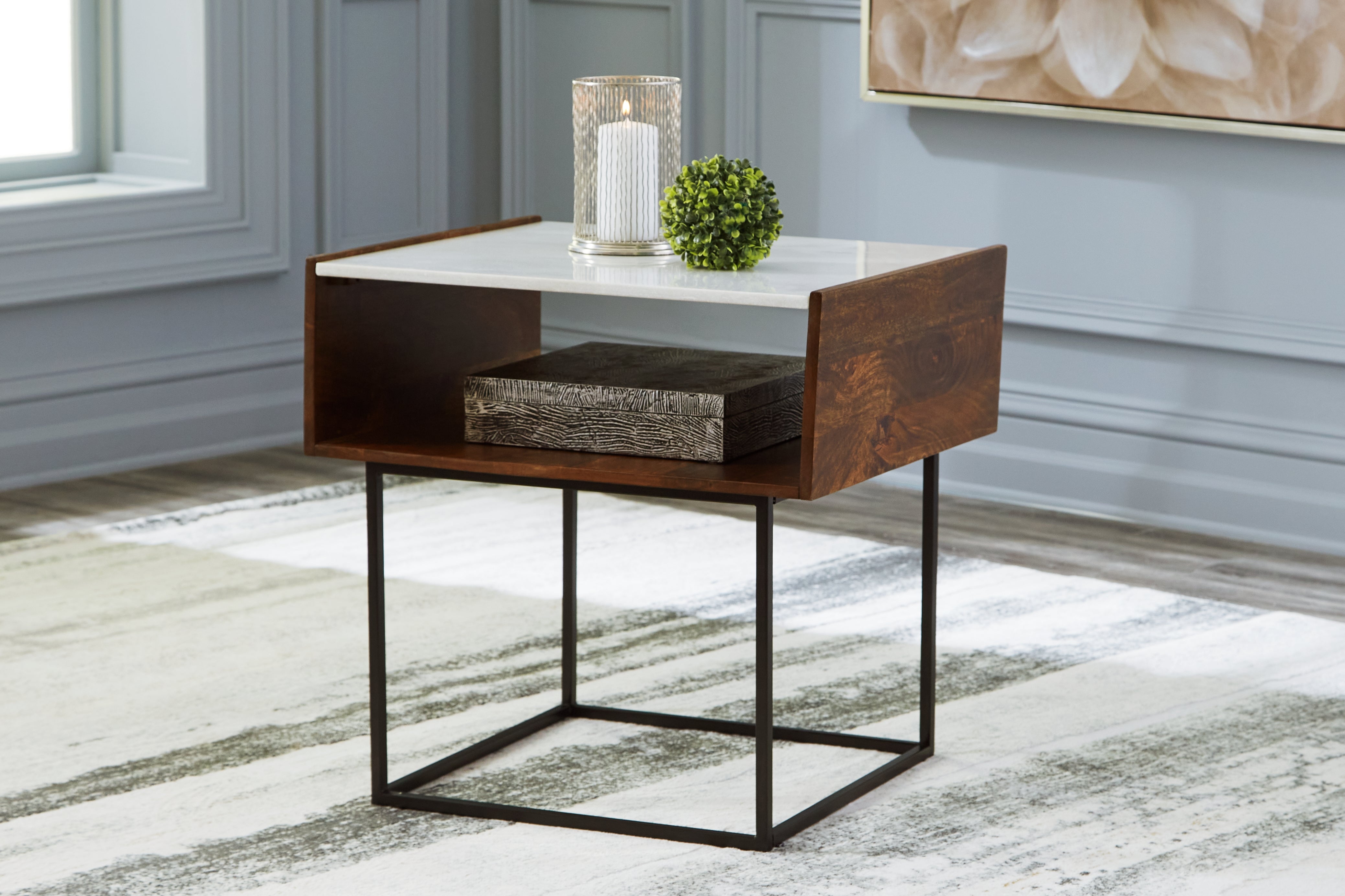 J&M Furniture - Ashley Furniture - Rusitori End Table - Rectangular End Table - T169-3