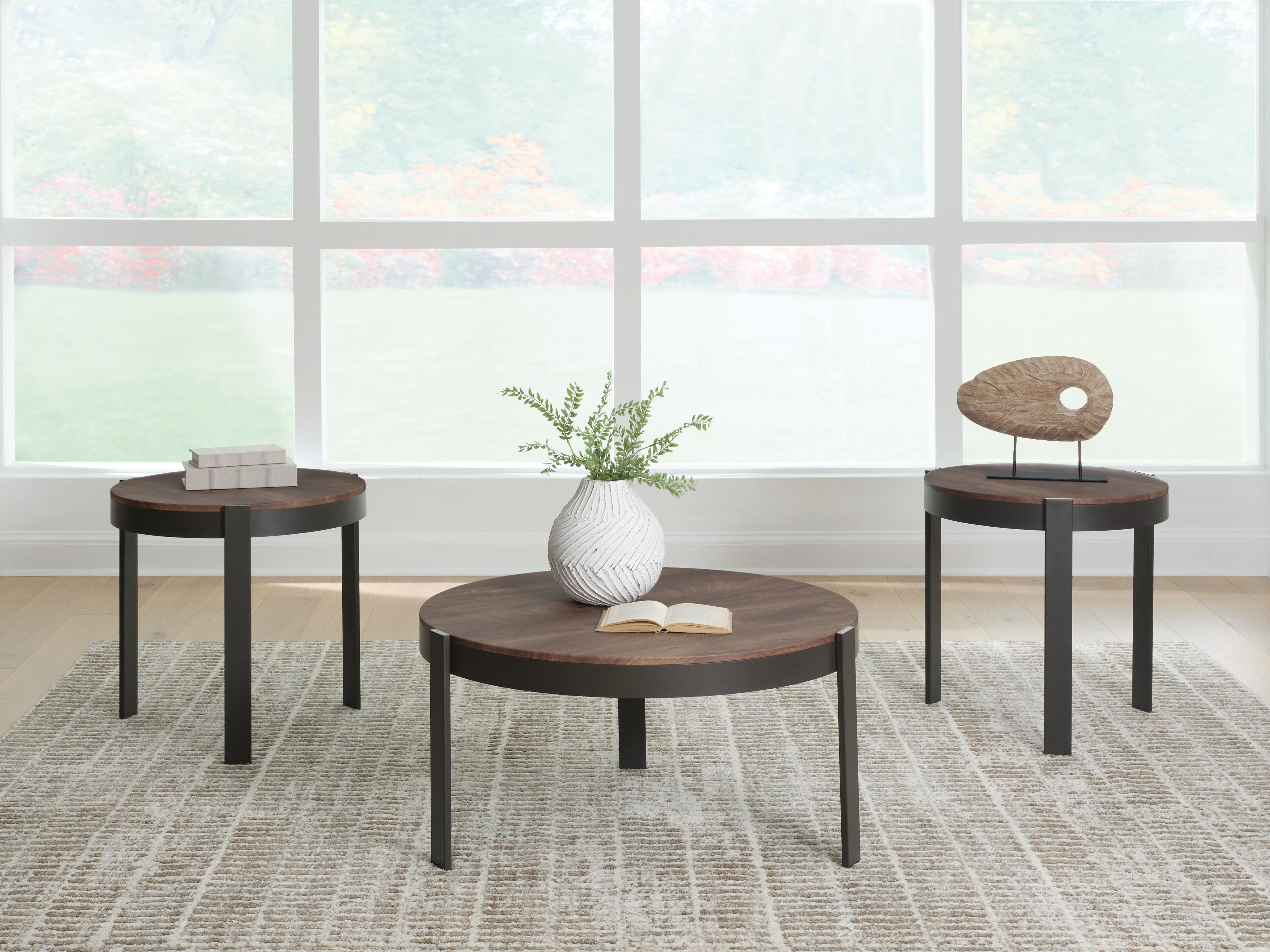 J&M Furniture - Ashley Furniture - Horizon Hills Table (Set of 3) - Occasional Table Set (3/CN) - T186-13