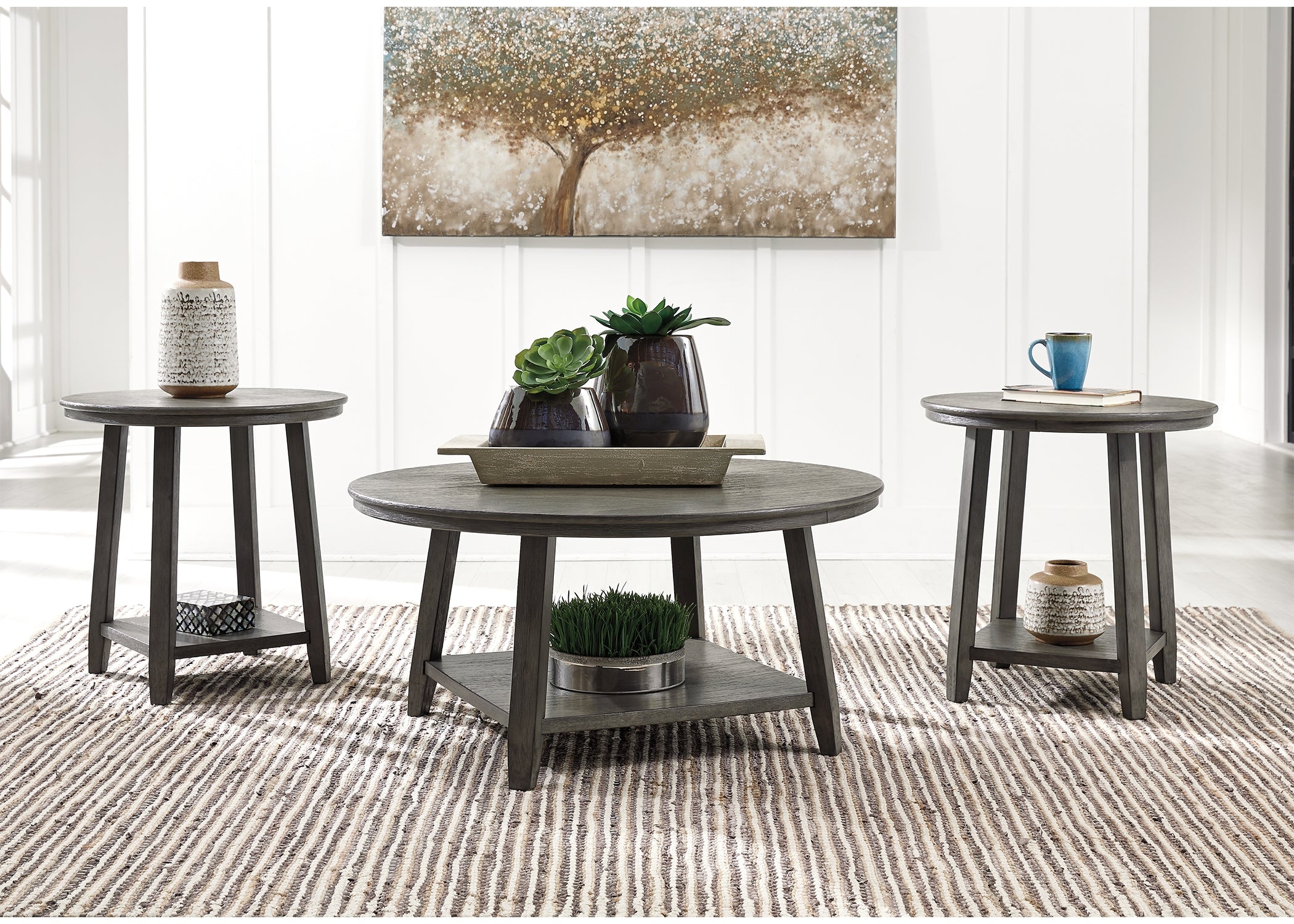 J&M Furniture - Ashley Furniture - Caitbrook Table (Set of 3) - Occasional Table Set (3/CN) - T188-13