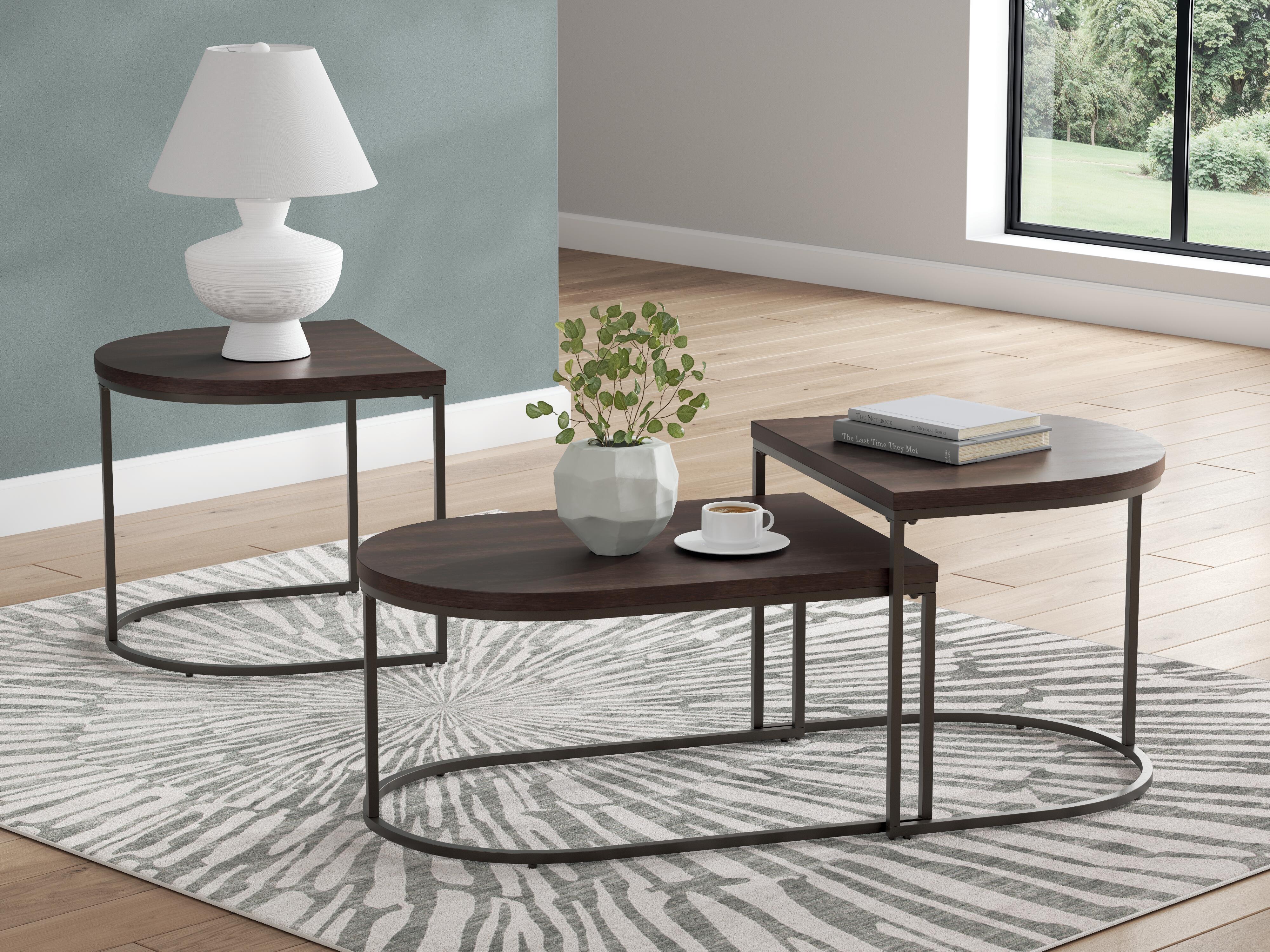 J&M Furniture - Ashley Furniture - Vanmore Table (Set of 3) - Occasional Table Set (3/CN) - T199-13