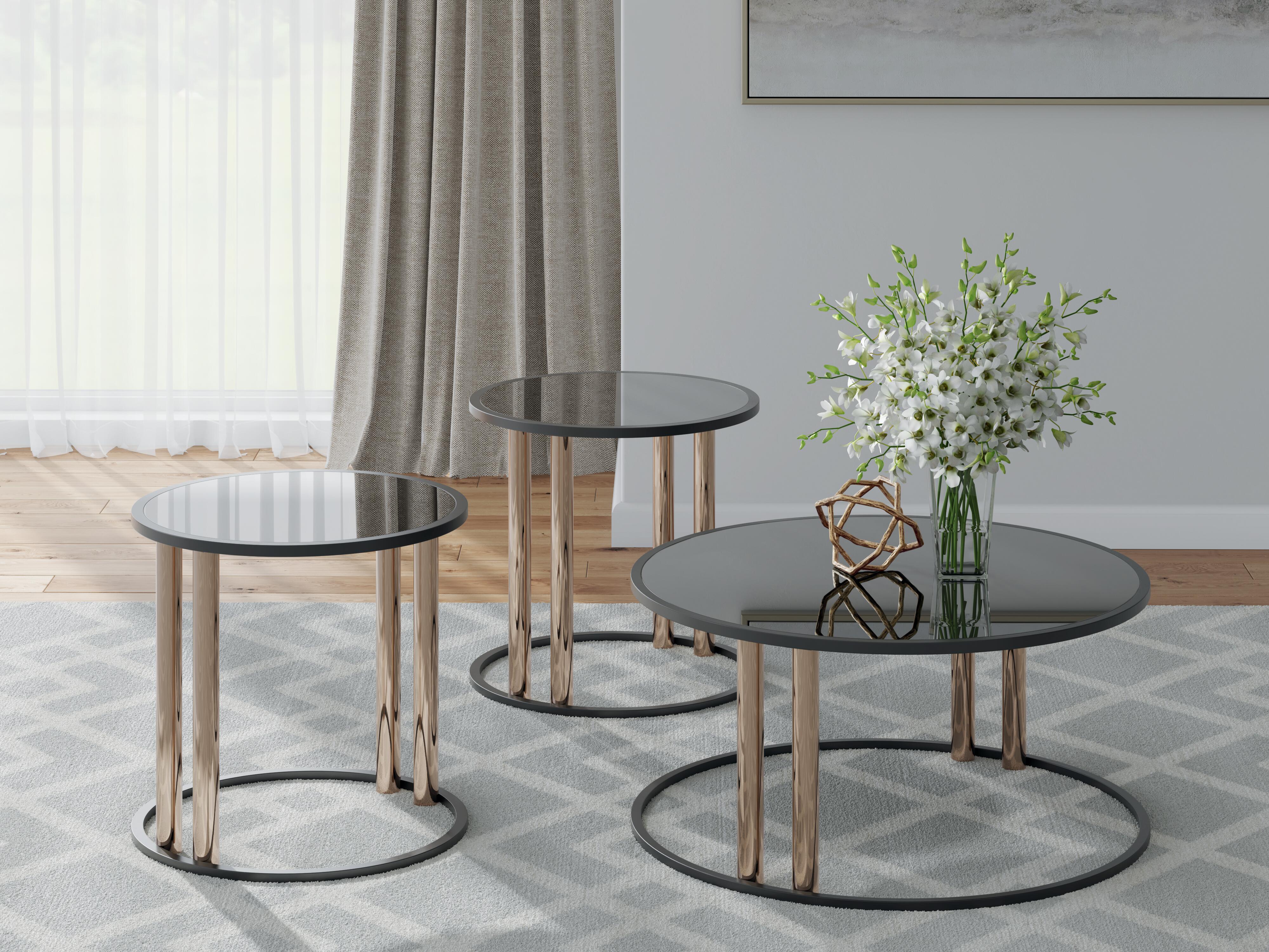 J&M Furniture - Ashley Furniture - Hannerly Table (Set of 3) - Occasional Table Set (3/CN) - T219-13