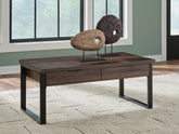 J&M Furniture - Ashley Furniture - Wickman Falls Coffee Table - Rectangular Cocktail Table - T318-1