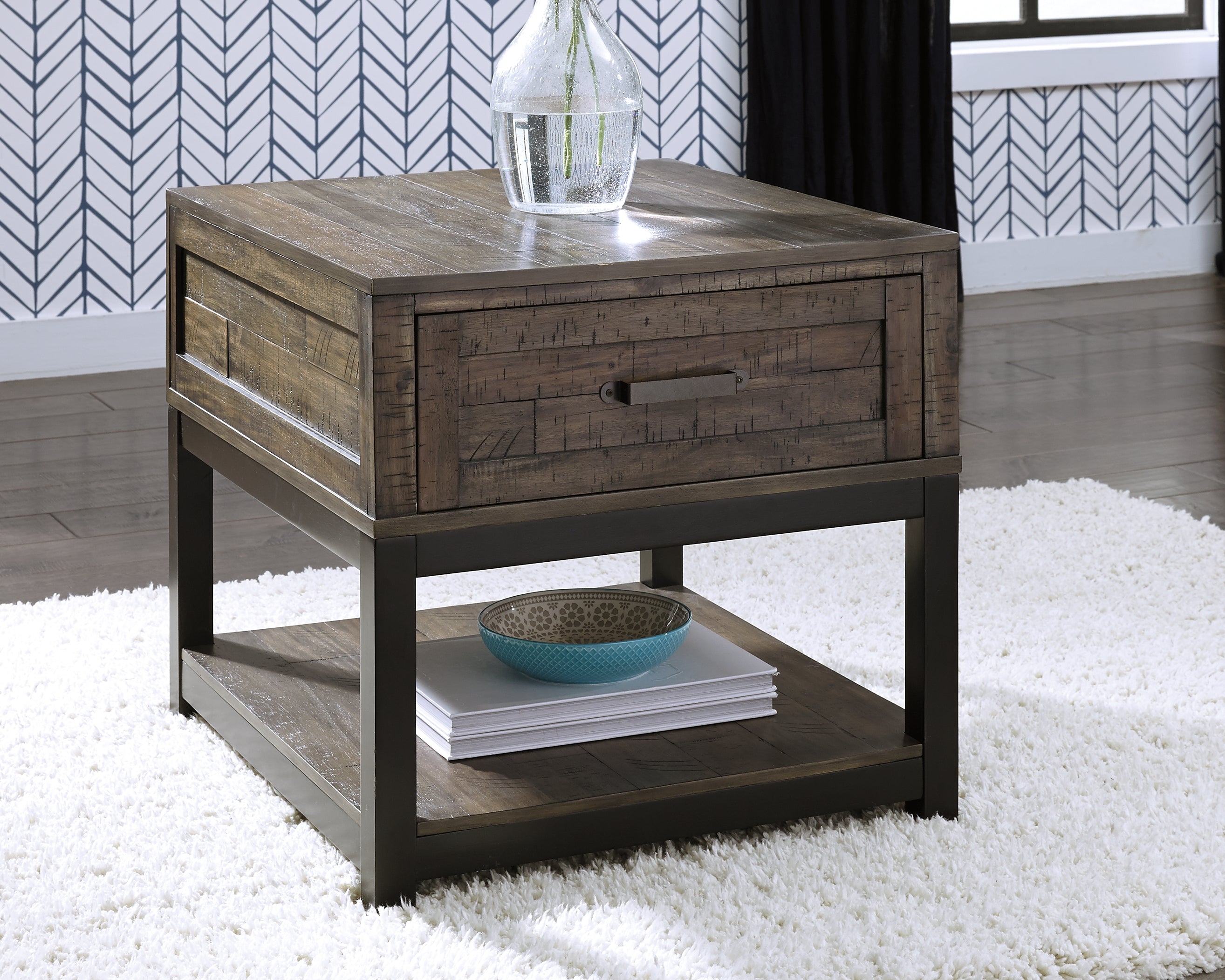 J&M Furniture - Ashley Furniture - Johurst End Table - Rectangular End Table - T444-3