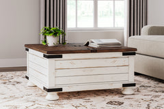 J&M Furniture - Ashley Furniture - Wystfield Coffee Table - Cocktail Table with Storage - T459-20