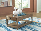 J&M Furniture - Ashley Furniture - Burkbyer Coffee Table - Rectangular Cocktail Table - T513-1
