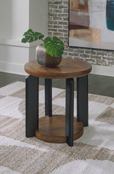 J&M Furniture - Ashley Furniture - Kraeburn End Table - Round End Table - T624-6