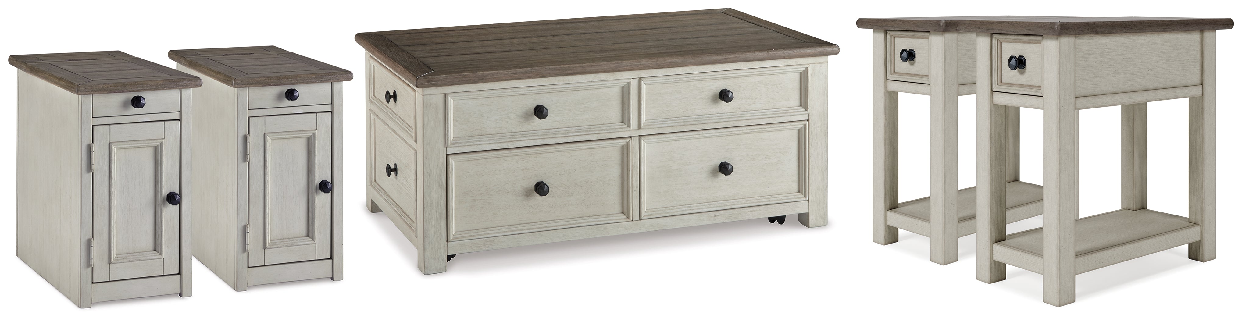 J&M Furniture - Ashley Furniture - Bolanburg 5-Piece Occasional Table Set - 5-Piece Occasional Table Set - T637T5