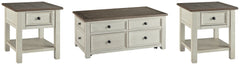 J&M Furniture - Ashley Furniture - Bolanburg Coffee Table and 2 End Tables - Coffee Table and 2 End Tables - T637T3