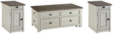 J&M Furniture - Ashley Furniture - Bolanburg Coffee Table and 2 Chairside End Tables - Coffee Table and 2 Chairside End Tables - T637T2